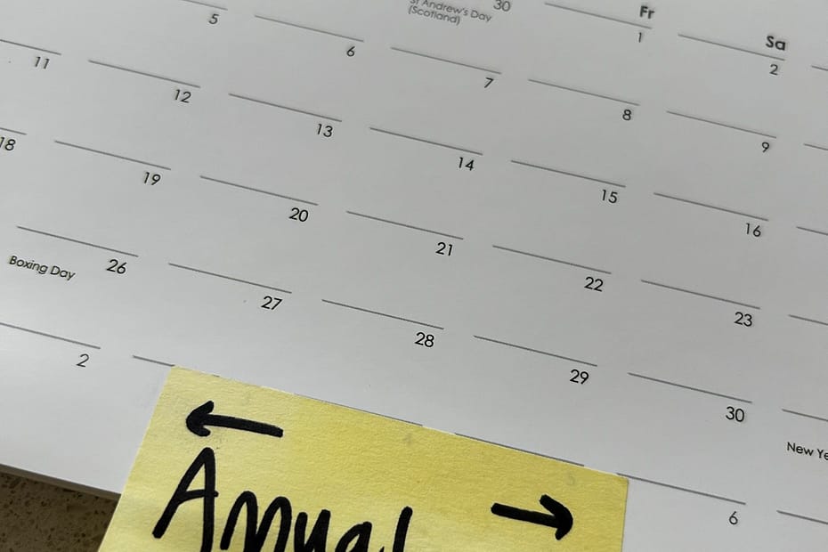 December 2023 Annual Leave booking